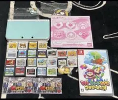 3DSLL 本体 人気ソフトマリオ まとめ売り