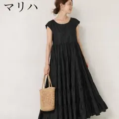 MARIHA マリハ 草原の虹のドレス ワンピース ドット ティアード - メルカリ