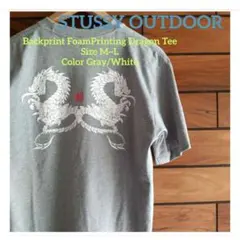 00s オールド ステューシー バックプリントドラゴン Tシャツ サイズ Mのサムネイル