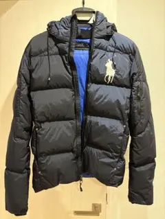 Polo Ralph Lauren フード付きダウンジャケット M ネイビー