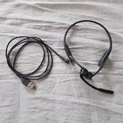 Shokz Opencomm2 骨伝導イヤホン　充電ケーブル付属 ケース無しのサムネイル