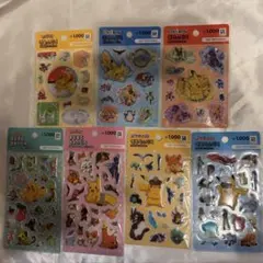 韓国限定ダイソーポケモンシール7枚セット