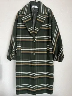 AZUL by moussy チェスターコート　チェック