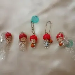 黒子のバスケ　赤司征十郎 キーホルダー5体セット　ガチャ