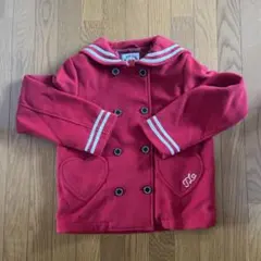JENNI LOVE 赤 セーラー襟 コート　160センチ