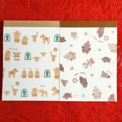セリア　メモ帳　埴輪土偶柄のサムネイル