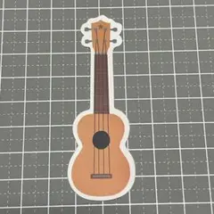 【MM-37】防水ステッカー 楽器 ミュージック 音楽 ウクレレ ハワイ 弦楽器