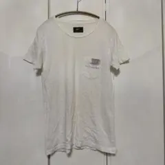 アリシアスタン　ホワイト コットン 半袖 Tシャツのサムネイル