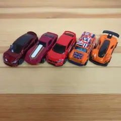 ホットウィール ミニカー 5台セット レッド系 まとめ売りのサムネイル