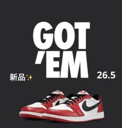 【新品✨️早い者勝ち】Nike Air Jordan 1 Low Chicago