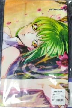 DMMスクラッチ　コードギアス　フェイスタオル　C.C.