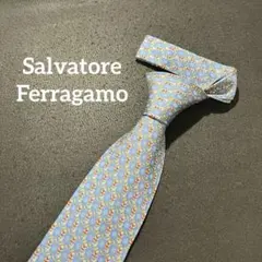 アニマル.大人気【Ferragamo】ブランドネクタイ　フェラガモ fgm445