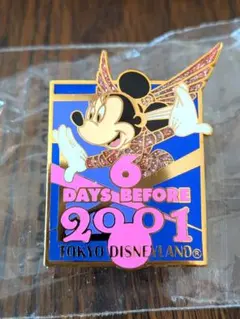 ミッキーマウス 東京ディズニーランドピンバッジ