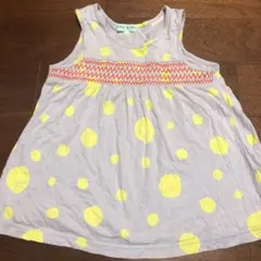 ハッカキッズ 110cm 水玉ワンピース