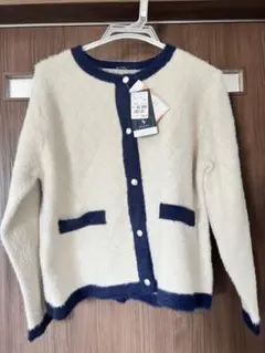 カーディガン アイボリー L