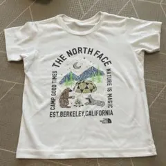 THE NORTH FACE キッズ Tシャツ キャンプ柄