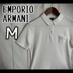 【希少デザイン】　エンポリオアルマーニ　EA7 ポロシャツ　ロゴプレート　M