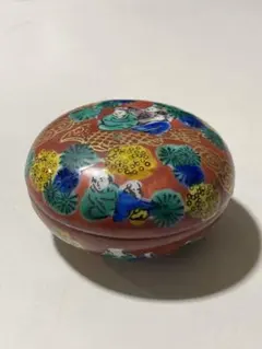 SALE‼️九谷焼木米風香合のサムネイル