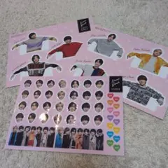 なにわ男子　カレンダー付録　アイドル ステッカー