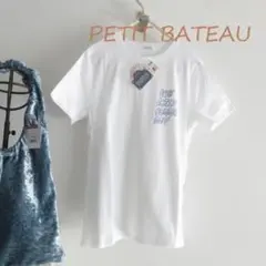 新品 PETIT BATEAU プチバトー　Lサイズ　Tシャツ　ステッカー付
