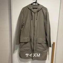 UNIQLO Ｕ　フーデッドコート　グレー　サイズＭ　ユニセックス