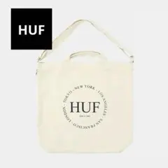 最終値下げ！HUF ホワイト 2WAY⑤ トート ショルダーバッグ☆新品・未 