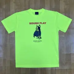 サッカージャンキー ROUGH PLAY ラフプレー 蛍光イエロー 半袖 シャツのサムネイル