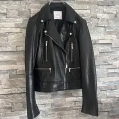 MANGO ライダース羊皮　Ｓサイズ