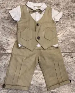 男児 ベージュセレモニースーツ
