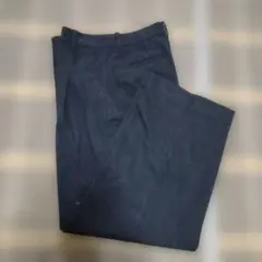 ユニクロ コントワールコトニエ 濃紺フラノワイドパンツ Мサイズ