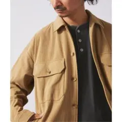 relume コーデュロイカバーオール ベージュ