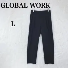 【グローバルワーク】カジュアル 無地 シンプル ポケット L ブラック