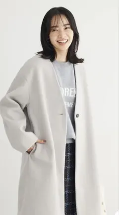 chocol raffine robe ノーカラージャケット