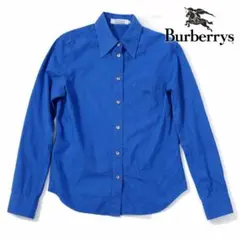 Burberrys Blue Shirt Logo M Cotton