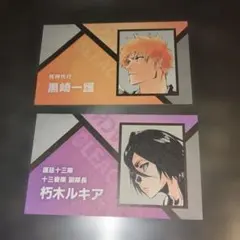 BLEACH　名刺カード(黒崎一護、朽木ルキア)
