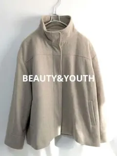 BEAUTY&YOUTH UNITED ARROWS スタンドカラーウールコート