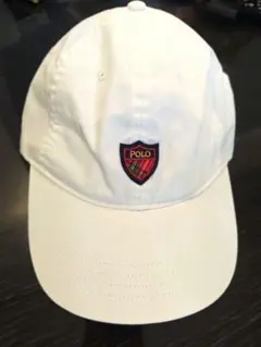 希少　未使用　タグ付き　ポロゴルフ　PoloGolf 刺繍ロゴ ホワイトキャップ