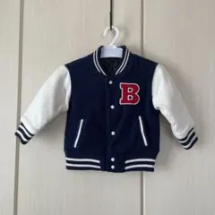 ⭐️メルカリ市限定値下げ⭐️西松屋 中綿スタジャン ネイビー 90cm
