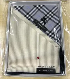 未使用✨️バーバリー ハンカチ 2枚セット ノバチェック ホースロゴ刺繍
