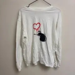 BRANDALISED バンクシー アートTシャツ（Lサイズ）