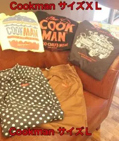 Cookman シェフパンツTシャツセット