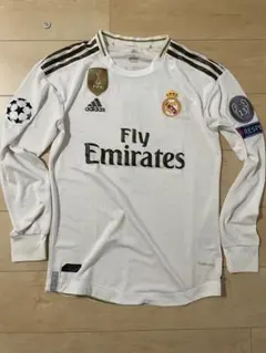 adidas Real Madrid 長袖トレーニングシャツ ホワイト - メルカリ