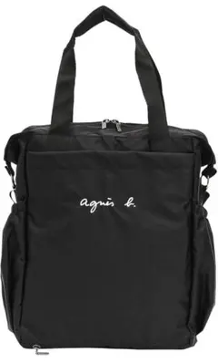 agnès b. ブラック マザーズバッグ
