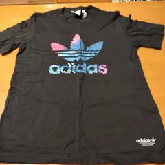 adidas ブラック Tシャツ M
