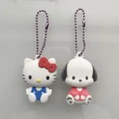 サンリオキャラクターズ ふわわフロッキーマスコット ハローキティ ポチャッコ