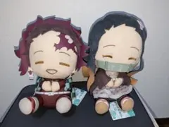 鬼滅の刃 ぬいぐるみ 炭治郎と禰豆子