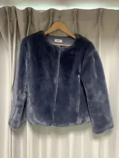 【未着用】OHOTORO ブラックファーコート 未着用】OHOTORO ブラックファーコート 未着用】OHOTORO