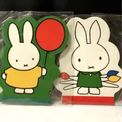 昭和 레트로 ミッフィー ダイカット メモ帳 1981年 미사용 セット 希少