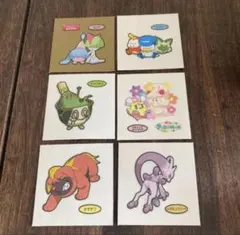 【６枚セット】ポケモンパン　デコキャラシール⑥ メガミュウツーY マホイップ