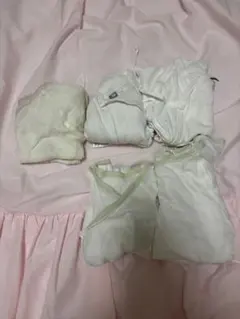 ベビー肌着 短肌着 コンビ肌着　5枚セット ホワイト　綿　50-60